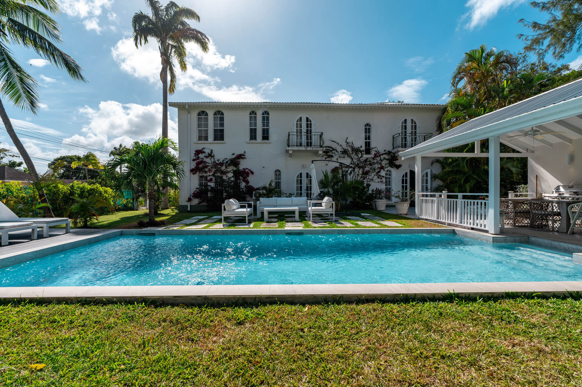 The Bridge residence and gardens in Barbados